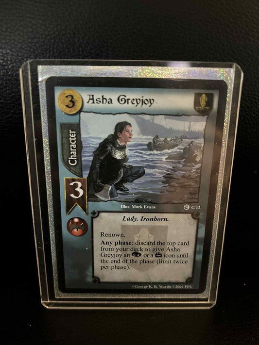 Asha Greyjoy #G12 Ice & Fire Premium Starter Game of Thrones