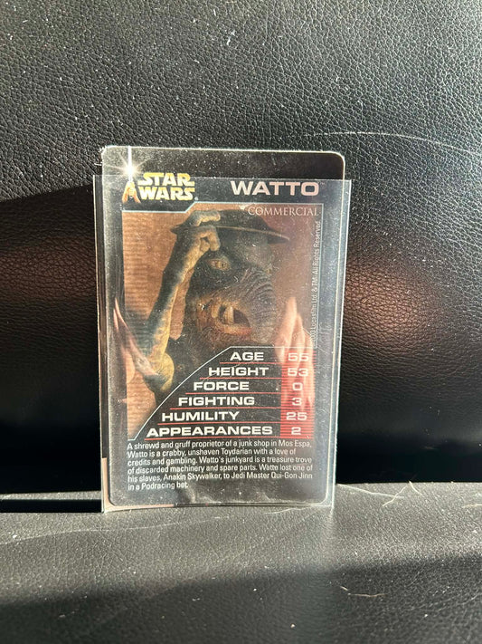 Watto Episodes 1-3 Star Wars Top Trumps Moderately Played