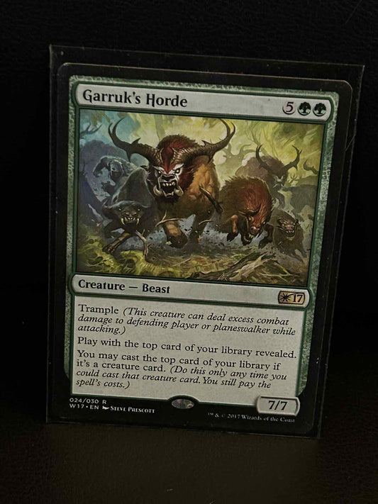 Garruk's Horde Welcome Deck 2017 Magic: the Gathering Lightly Played, English
