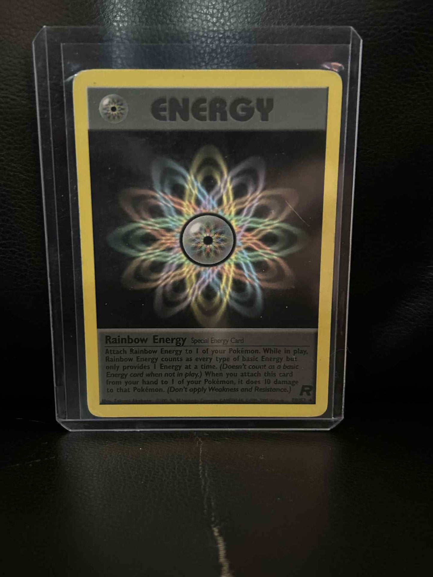 Rainbow Energy - 80/82 - Rare - Unlimited Edition Team Rocket Pokemon Moderately