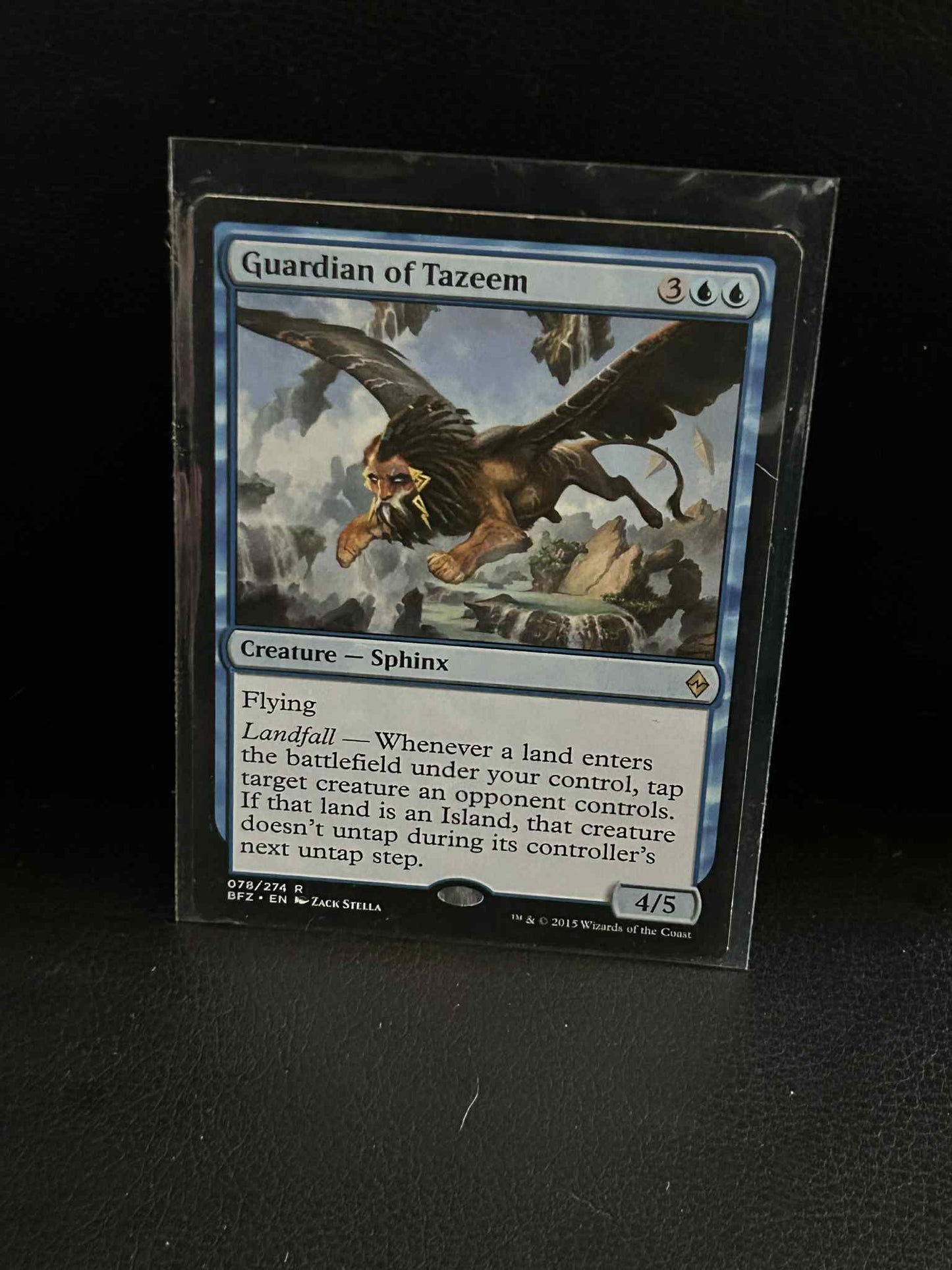 Guardian of Tazeem Battle for Zendikar Magic: the Gathering Lightly Played, Engl