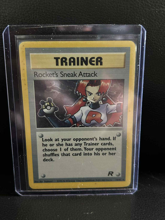 Rocket's Sneak Attack - 16/82 - Holo Rare - Unlimited Edition Team Rocket Pokemo