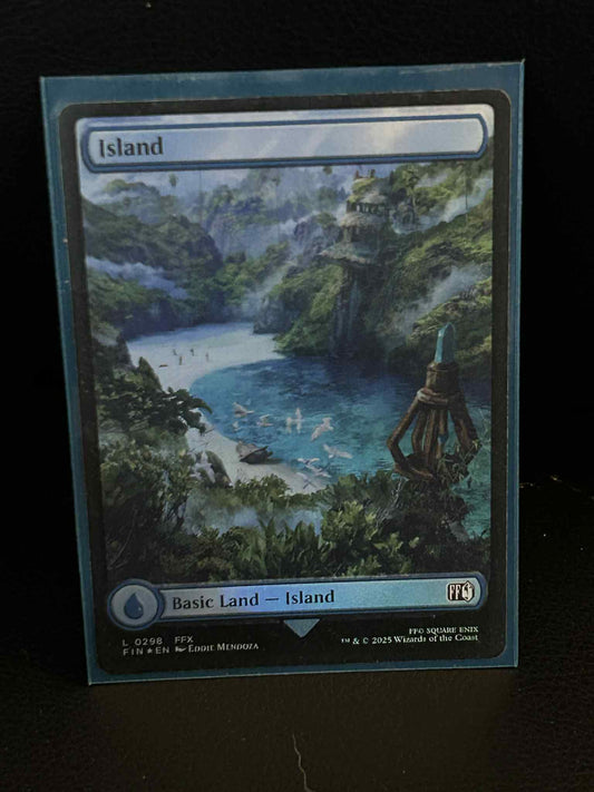 Island (0298) - Foil Final Fantasy Magic: the Gathering Lightly Played, English