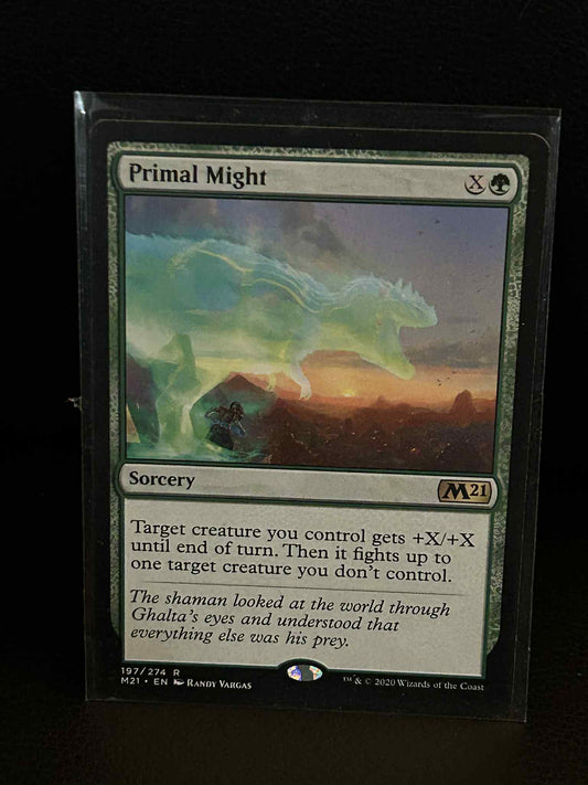 Primal Might Core Set 2021 Magic: the Gathering Lightly Played, English