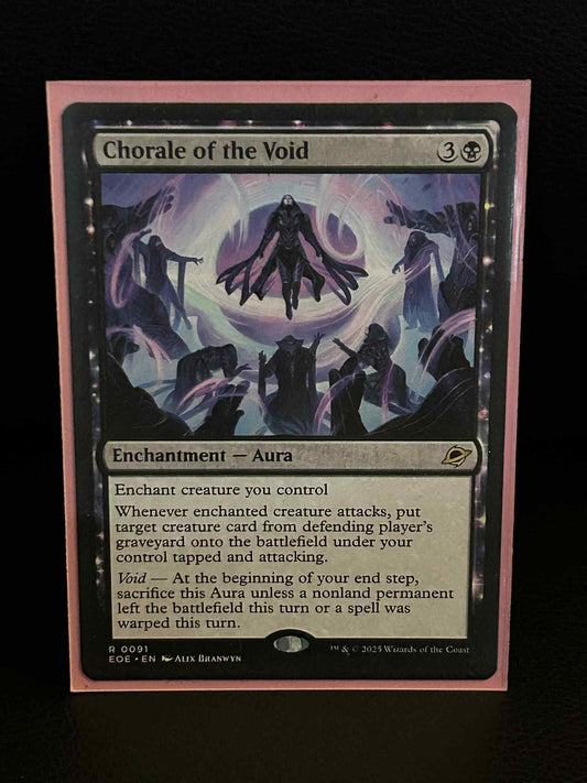 Chorale of the Void Edge of Eternities Magic: the Gathering Near Mint, English
