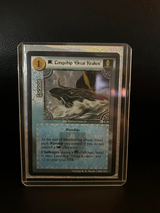 Longship "Great Kraken" #G30 Ice & Fire Premium Starter A Game of Thrones Lightl