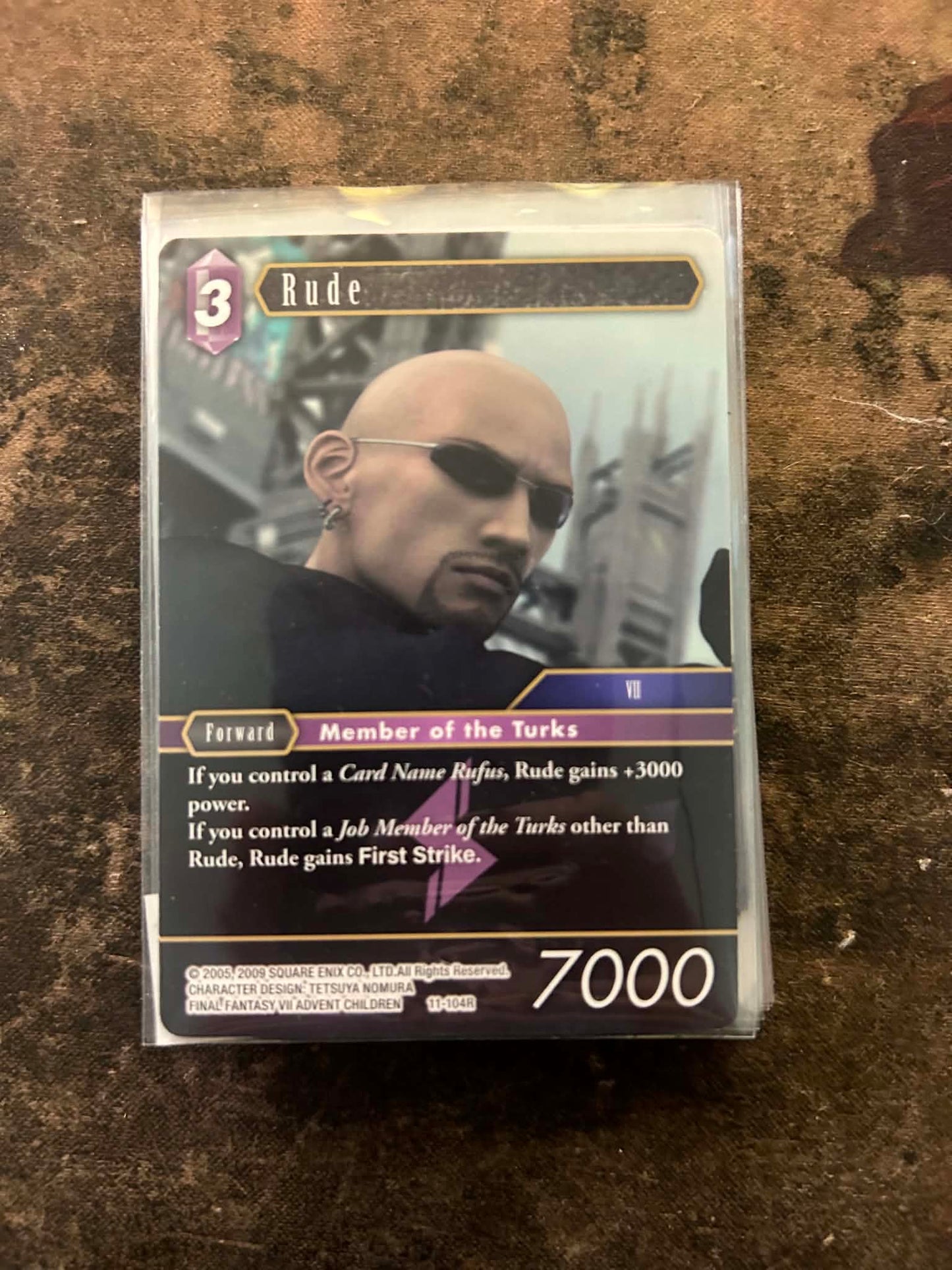 Rude 11-104R Opus XI Final Fantasy Leicht bespielte normale seltene englische Sammelkarte