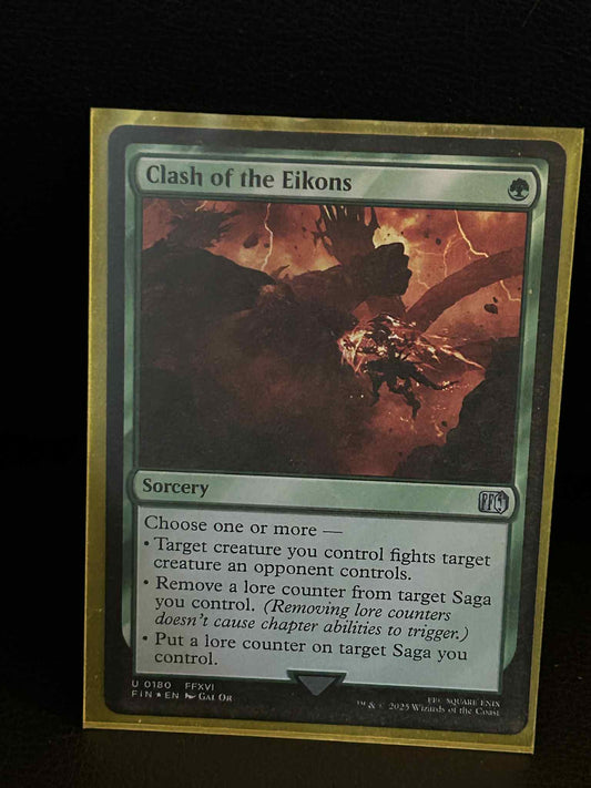 Clash of the Eikons - Foil Final Fantasy Magic: the Gathering Lightly Played, En