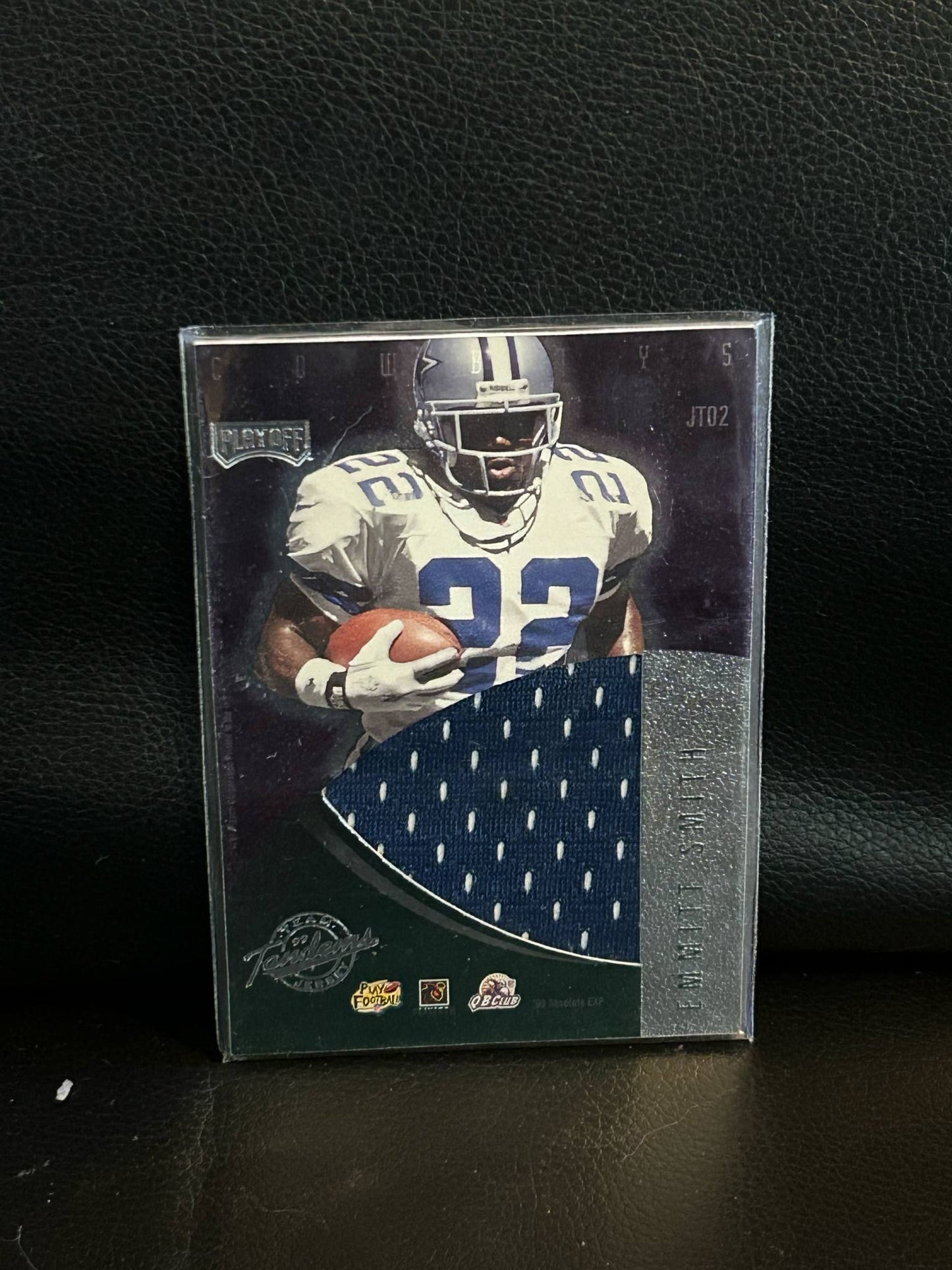 Troy Aikman / Emmitt Smith 1999 Playoff Absolute Exp Team Jersey Tandem Football