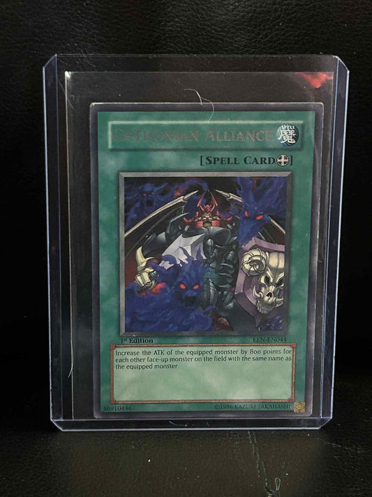Chthonian Alliance - EEN-EN044 - Rare - 1st Edition  Elemental Energy Yu-Gi-Oh