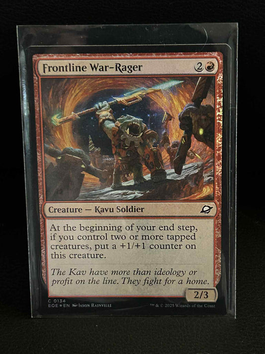 Frontline War-Rager - Foil Edge of Eternities Magic: the Gathering Near Mint, En