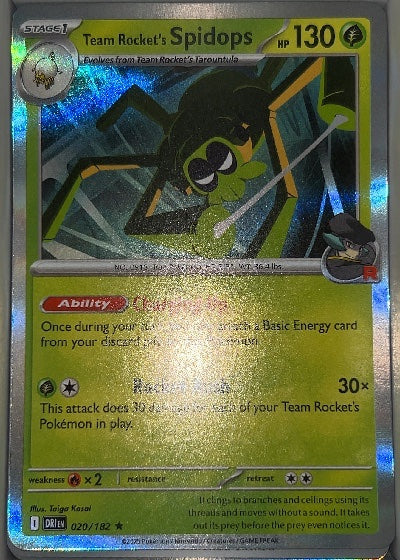 Team Rocket's Spidops - 020/182