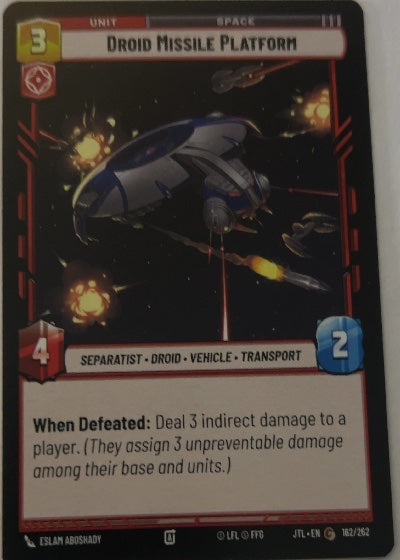 Droid Missile Platform