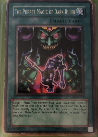The Puppet Magic of Dark Ruler