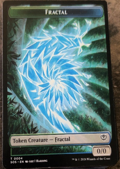 Fractal (0004) // Elemental (0002) Double-Sided Token