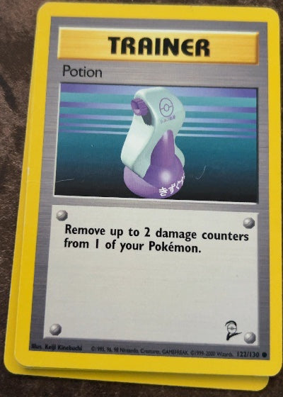 Potion 122/130 Base Set 2 Common Pokemon Normal Moderately Played English Trading Card